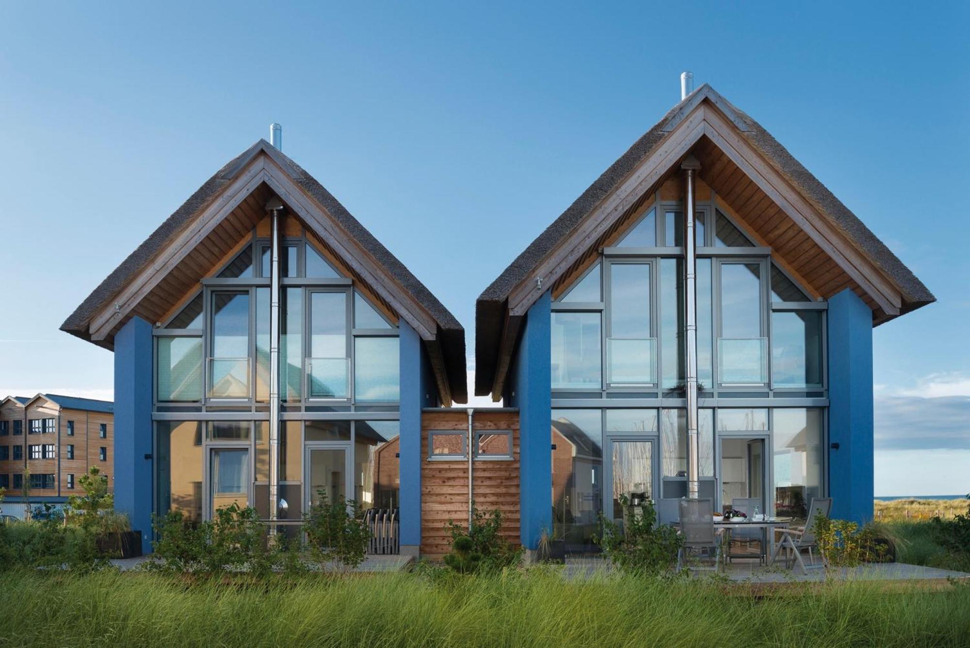 Ostsee - Reetdachhaus Nr 36 "Warder" Im Strand Resort Heiligenhafen Exterior foto